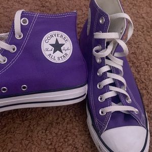 Purple converse size 10 women’s men’s 8
